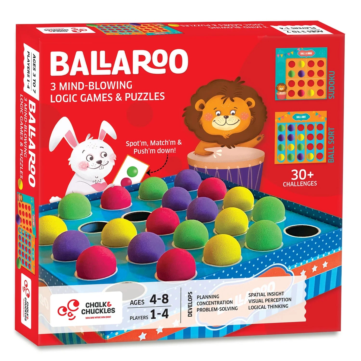 Ballaroo 3-in-1 Logic Games & Puzzles – JrBillionaire