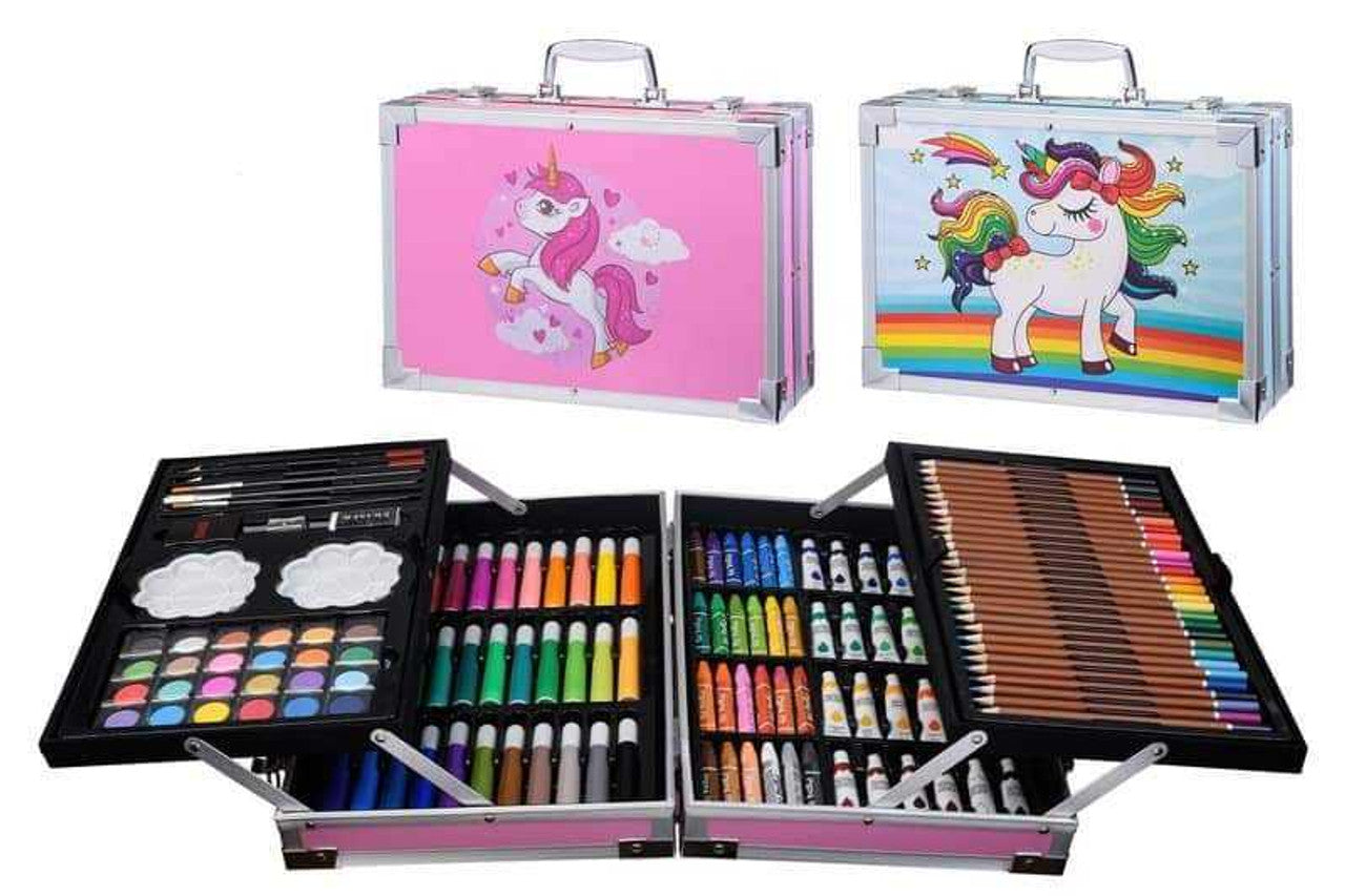 Deluxe Art Kit in Portable Wooden Case With Colored Pencils, Painting, Kids Art  Set for Beginners -  Denmark