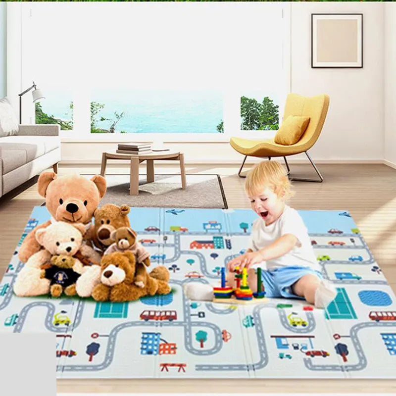 Folding Blanket Educational Toys Baby Play Mat Waterproof XPE Soft Floor  Playmat Foldable Crawling Carpet Kid