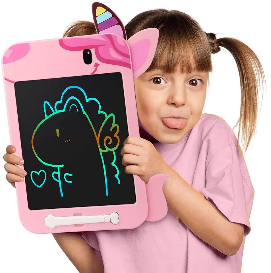 Cute Doodle Board Drawing Pad for Kids, 8.5 Inch Colorful Drawing Pad  Erasable Electronic Doodle Board for Kids, Flexible LCD Screen, Toddler  Educational Toy Preschool Learning Game Girls Gifts price in Saudi
