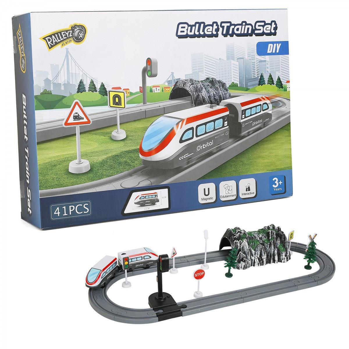 Bullet train toy sales set