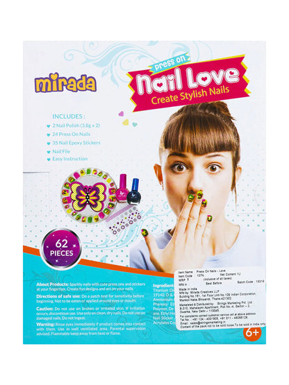 Press On Nail Love For Kids - Create Stylish Nails