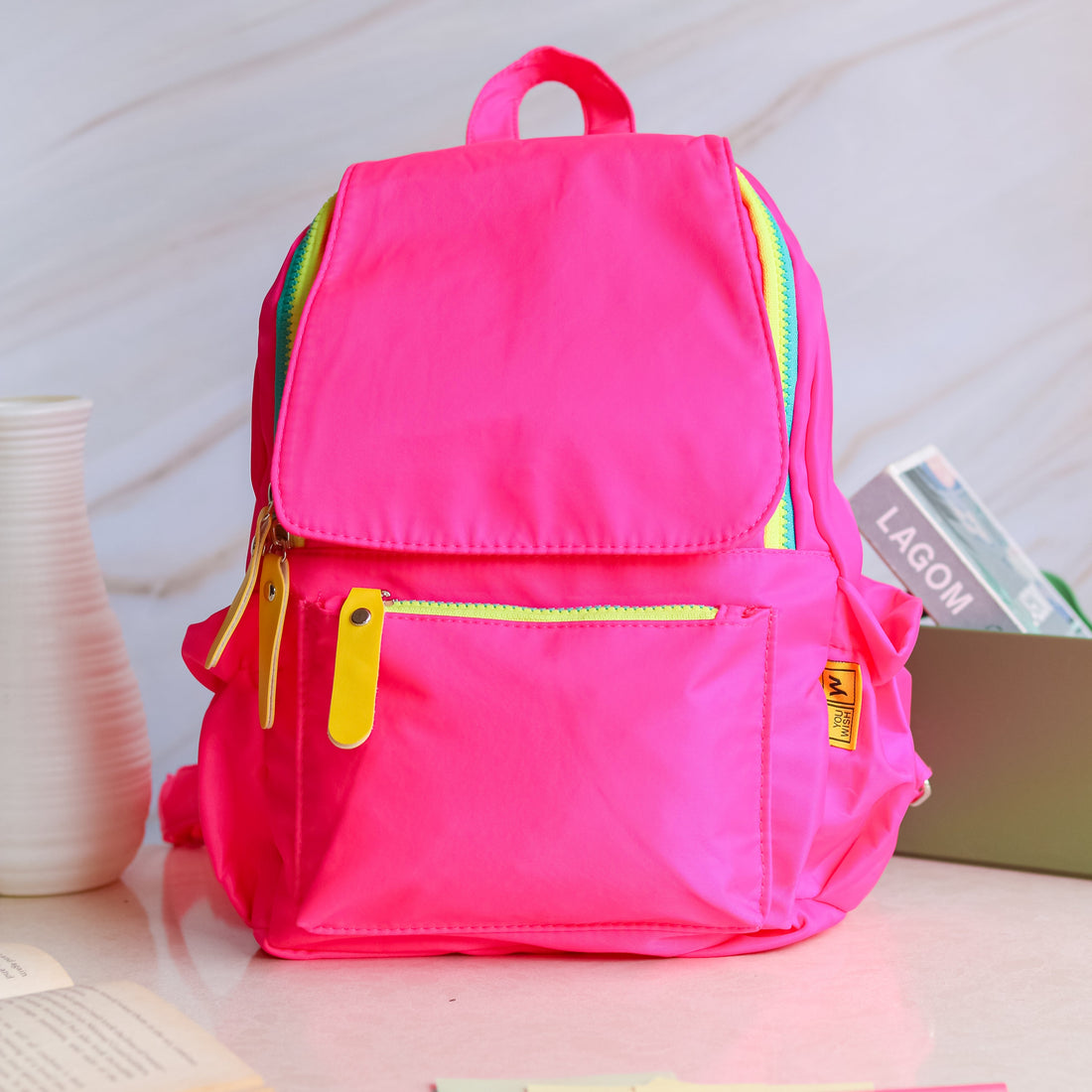 Waterproof Neon School Backpack