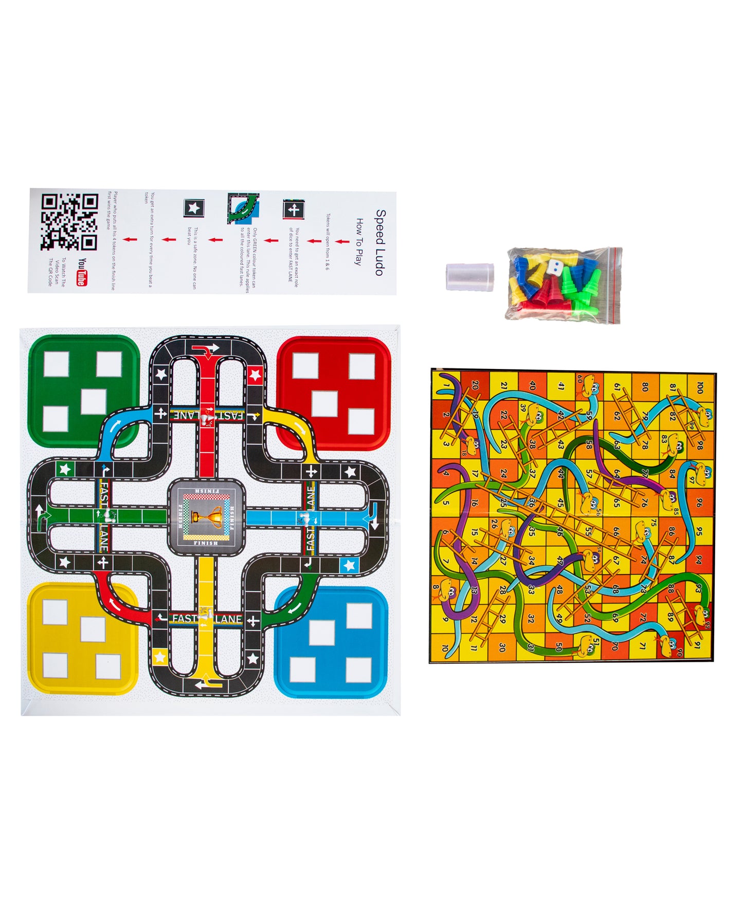 Ludo 3 in 1 Board Game