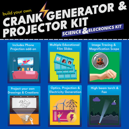 Crank Generator and Projector Kit