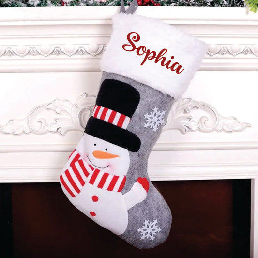 BW Holiday Harmony Stocking - Snowy Snowman