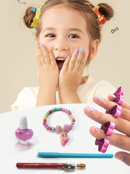 2 In 1 Cosmetic Jewellery Set for Girls