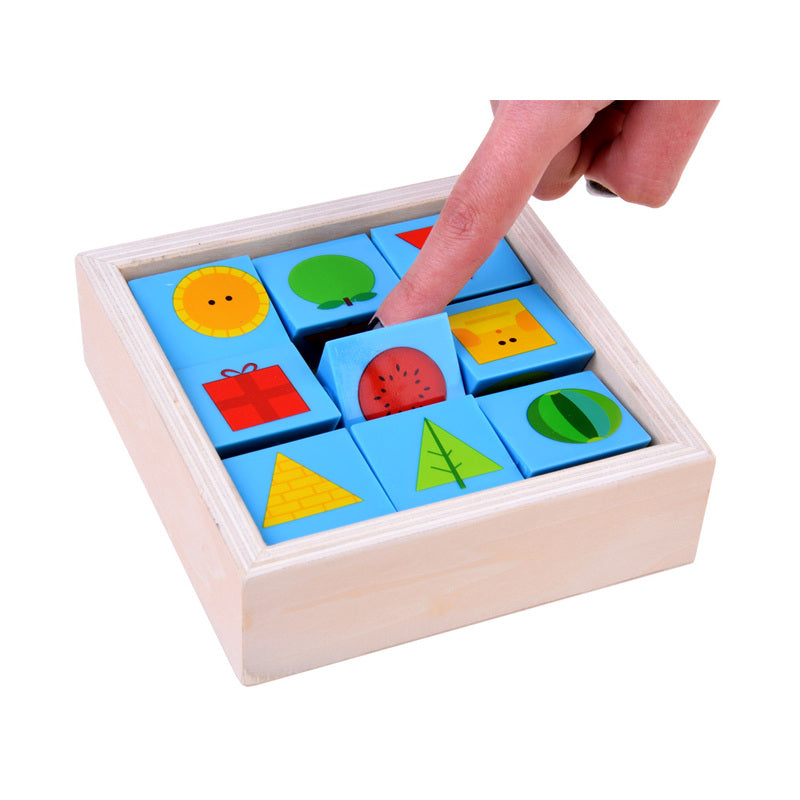 Wooden Tumble Pairing Blocks Educational Toy