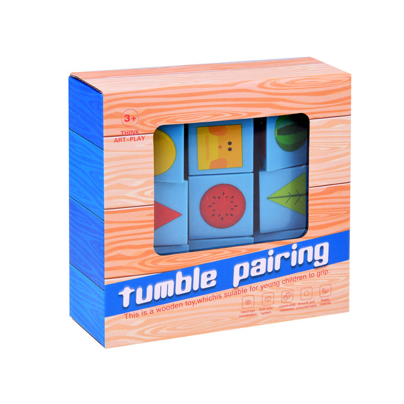 Wooden Tumble Pairing Blocks Educational Toy