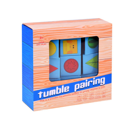 Wooden Tumble Pairing Blocks Educational Toy