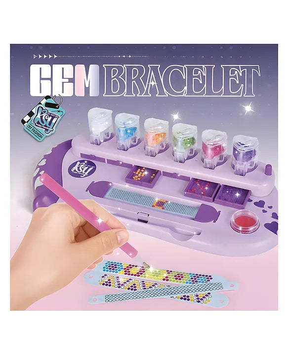 Diamond Bracelet Making Kit for Girls, Multicolor Gem Friendship Bracelets for Kids