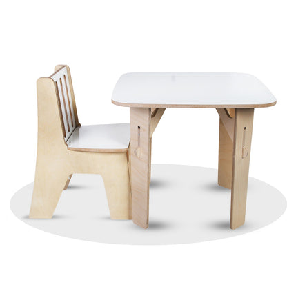 Straight Table and Chair Set