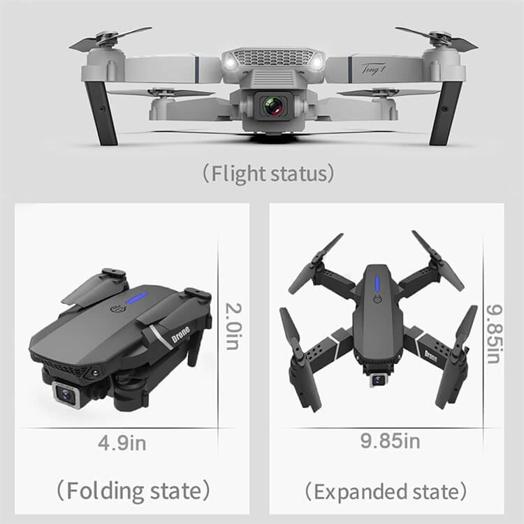 E88 Pro Folding Drone with Dual Camera