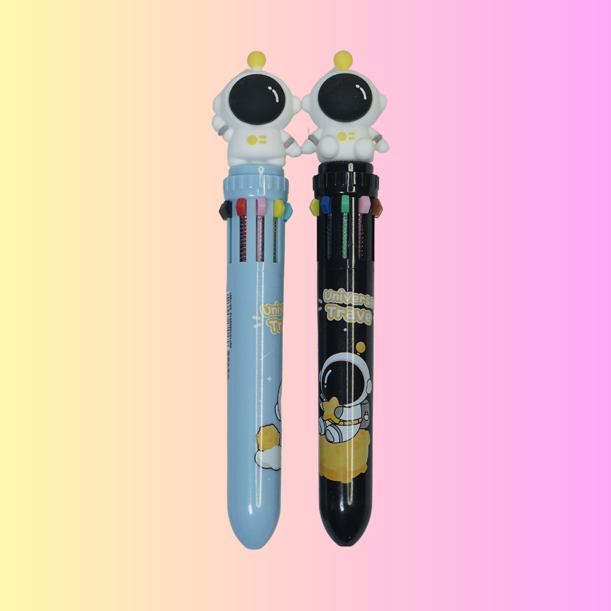 10 Colors Cartoon Astronaut Ballpoint Pen School Office Supply