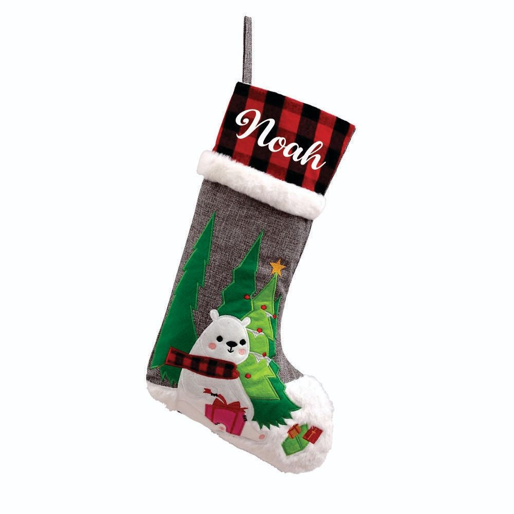 Jr.Billionaire The Nutcracker and Friends Stockings - Polar Bear