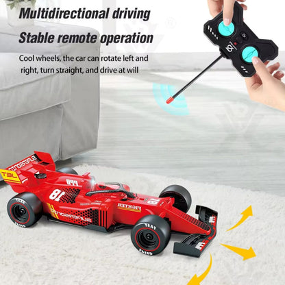 F1 Design Remote Control Car with Mist Spray for Kids