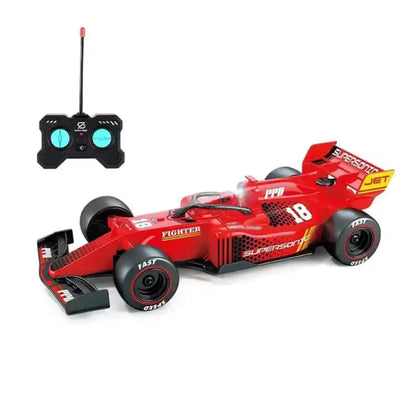 F1 Design Remote Control Car with Mist Spray for Kids