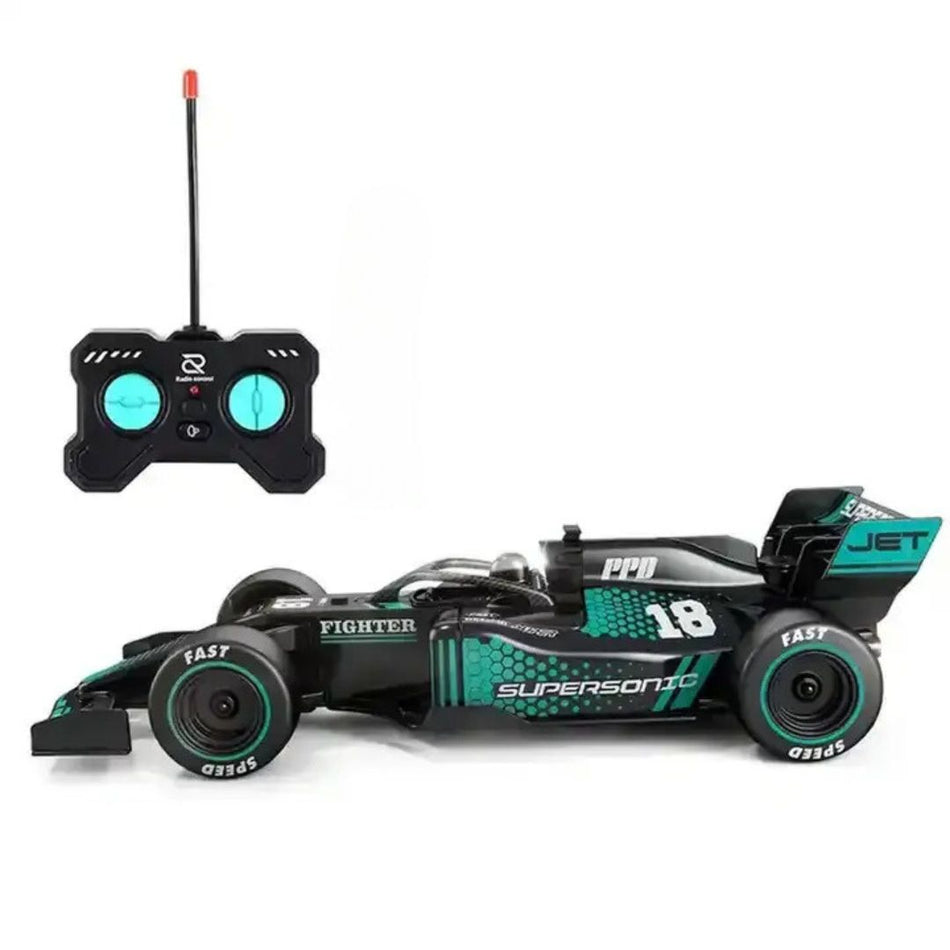 F1 Design Remote Control Car with Mist Spray for Kids