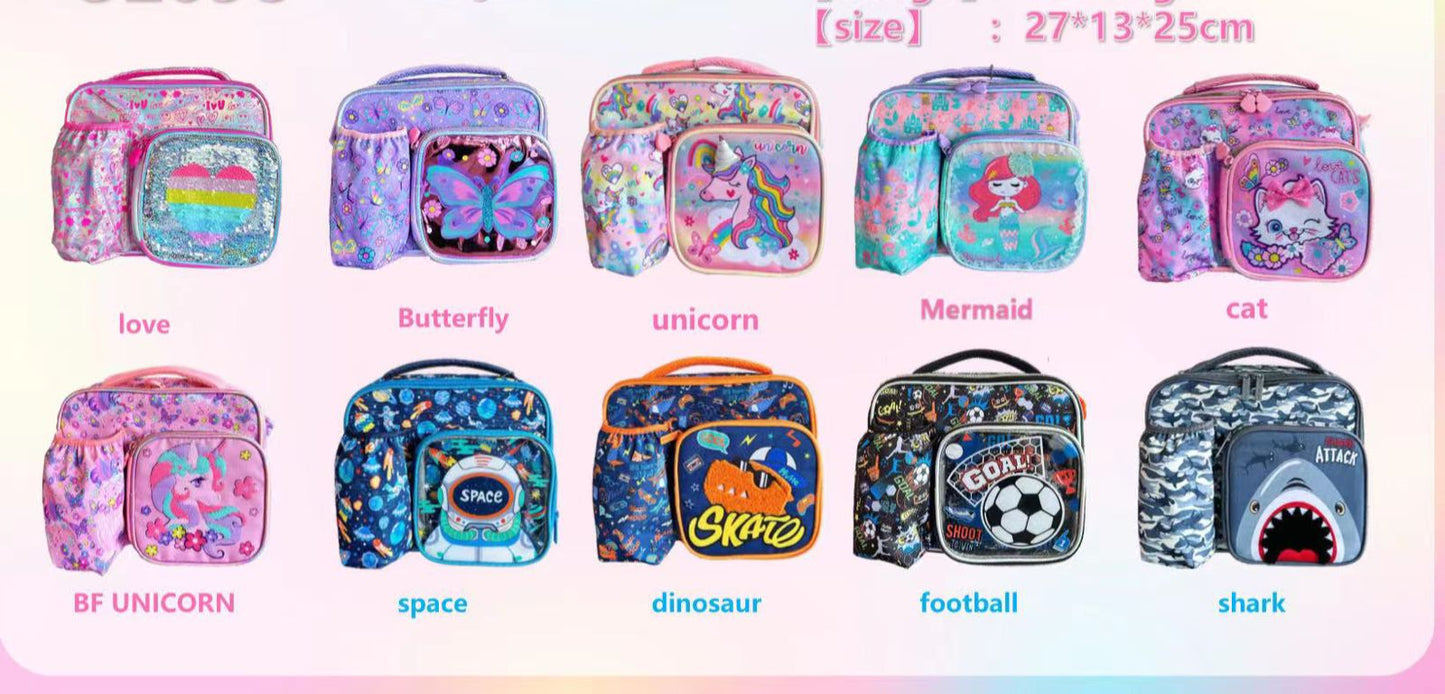 Lunch / Multi-Utility Bags! WaterProof / Washable! for Kids Adults