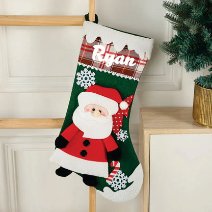 Jr.Billionaire Snowflake Magic Stocking (Santa)