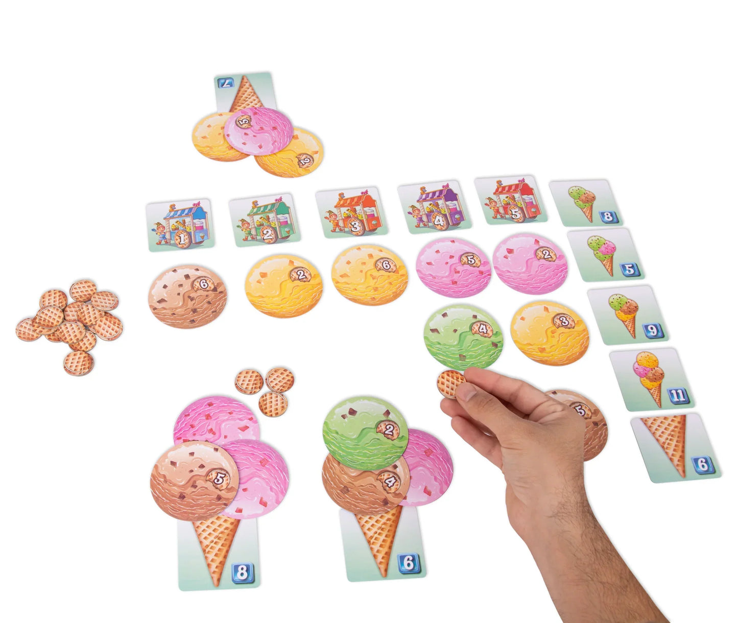 Scoop Mania by Trunk works sundae makers wanted Family Strategy Board Game