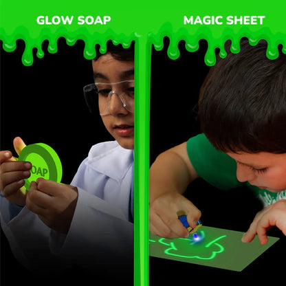 Glow in the Dark Science Lab Educational Kit for Kids