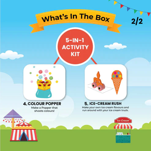 Colour Carnival  5-In_1 Activity Kit for Kids