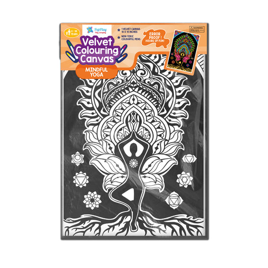 Velvet Colouring Canvas – MINDFUL YOGA