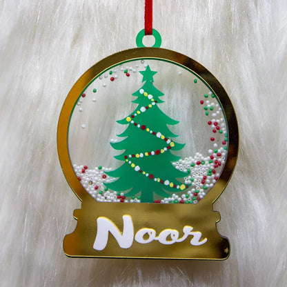 Christmas Ornaments - Snow Globe Shaker Ornament