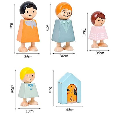 Wooden Puppet Doll Sets