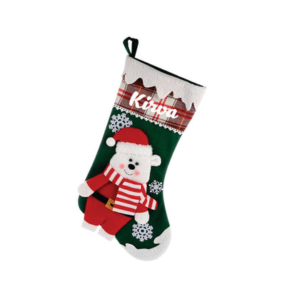 Jr.Billionaire Snowflake Magic Stocking (Snowman)