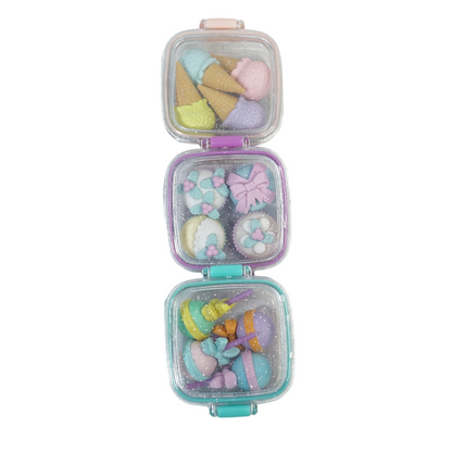 Cute Mini Box with Eraser Sets.