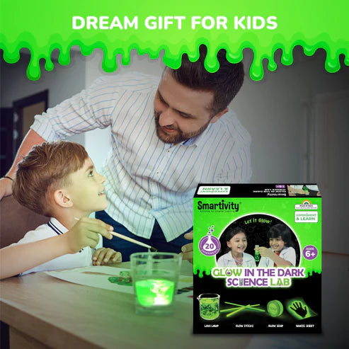 Glow in the Dark Science Lab Educational Kit for Kids