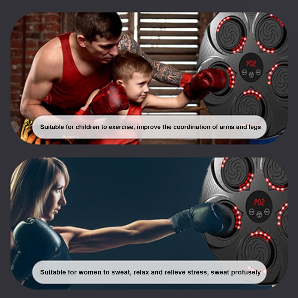 Intelligent Musical Boxing Machine with Boxing Gloves