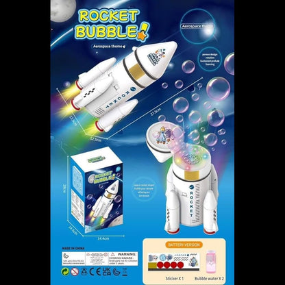 Space Rocket Bubble Machine