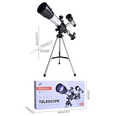 Kids Telescope HD Coated Lens, Outdoor 60 X Zoom