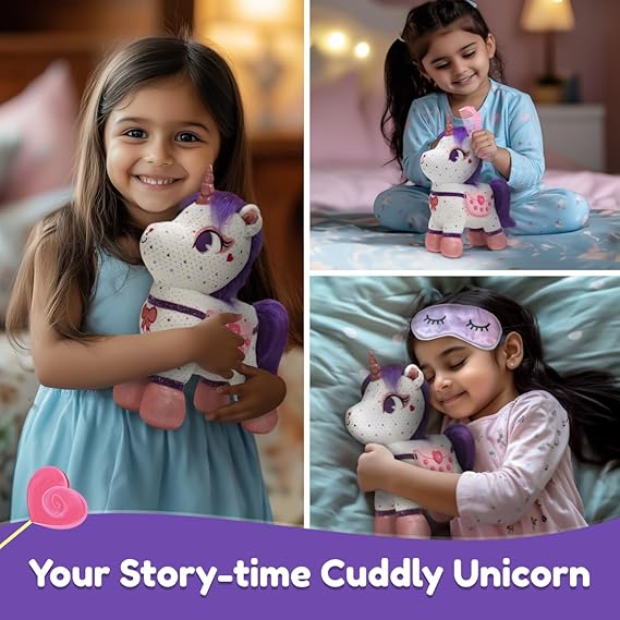 Unicorn Lovabies ZeeZee Smart storytelling unicorn Soft Toys for Kids