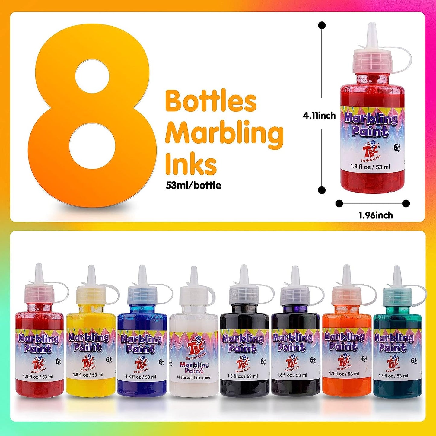 Marbling Art Kit for Fabric and Paper