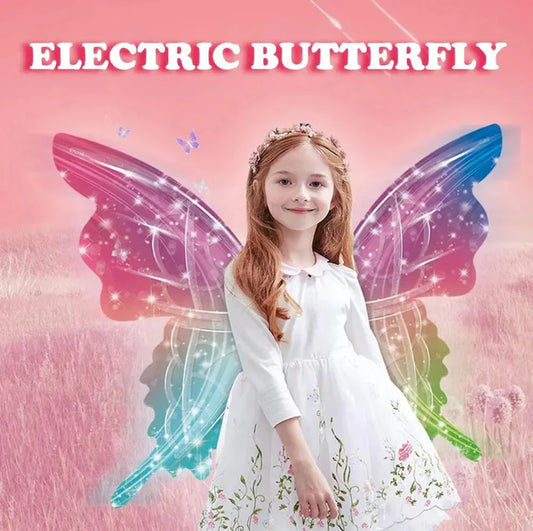 Electric Butterfly Fairy Wings-Musical with Glowing LED Lights