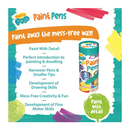 Paint Pop Quick Dry Paint Pens, Pack of 12