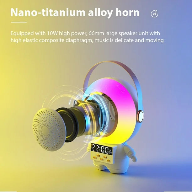 Astronaut Portable Rechargeable Mini Speaker with Mic