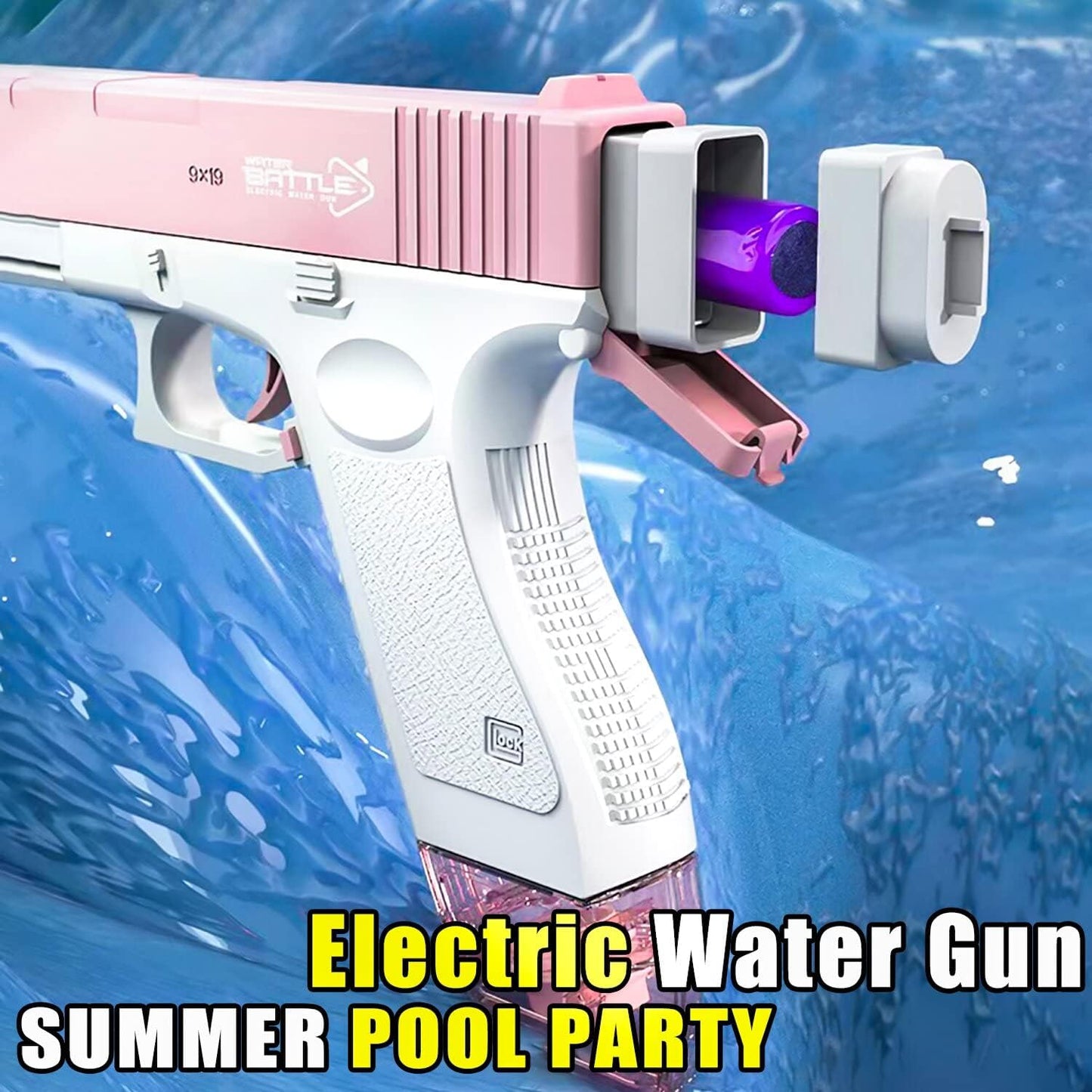 Electric Water Gun Automatic Squirt Guns for Kids & Adults