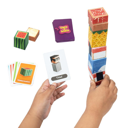 Stack-a-Snack Card Game for Kids