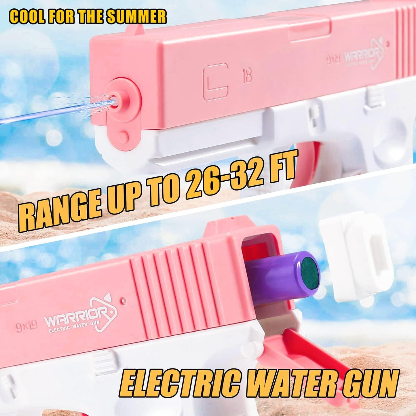 Electric Water Gun Automatic Squirt Guns for Kids & Adults