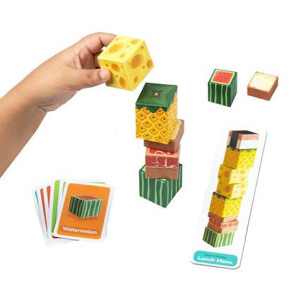 Stack-a-Snack Card Game for Kids