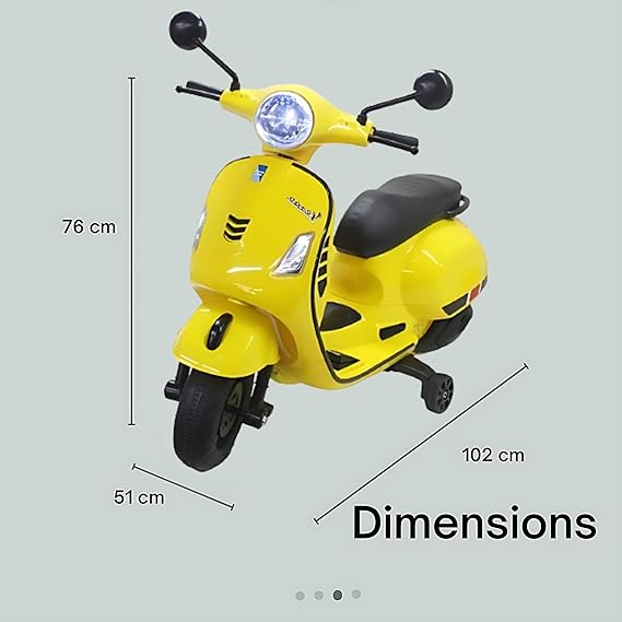 Vespa Battery Operated Rechargeable Ride On Scooter