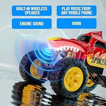 Mirana C-Type USB Rechargeable Spiker RC Car |Spiker with Remote and App Control Car with Nitro Boost, Spring Suspensions