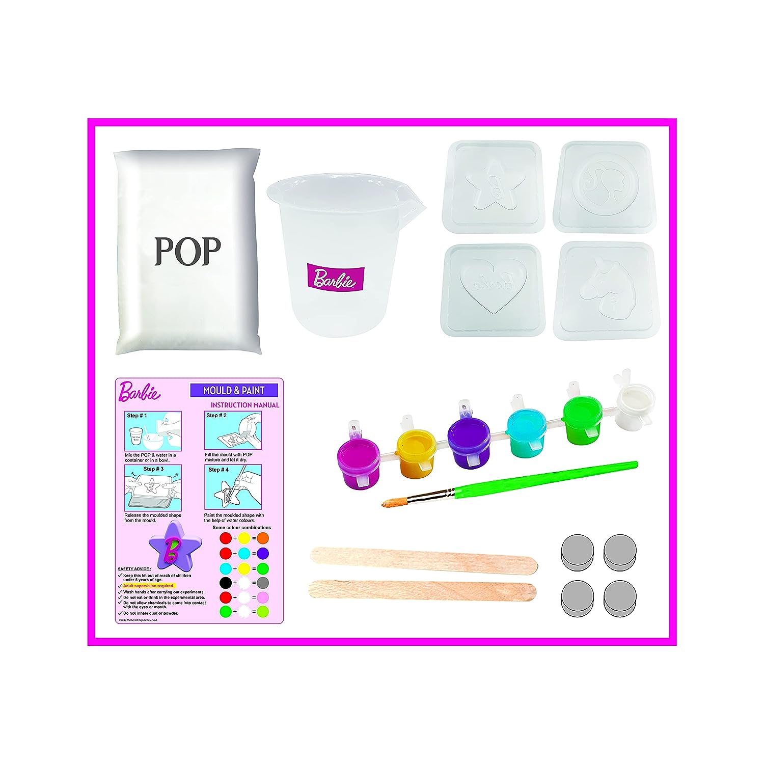 Barbie store paint set