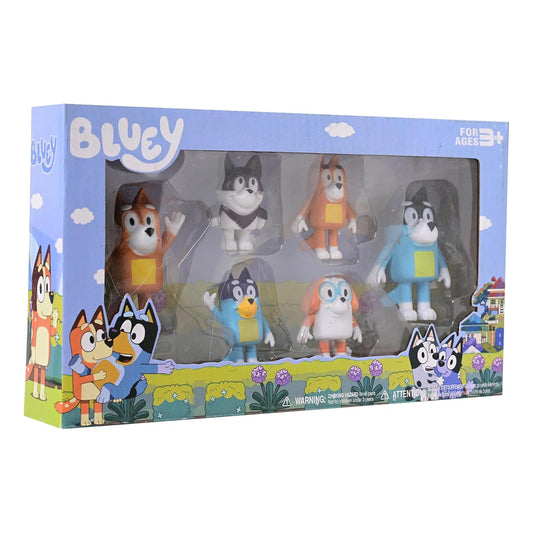 BLUEY Family Figure Toys Set