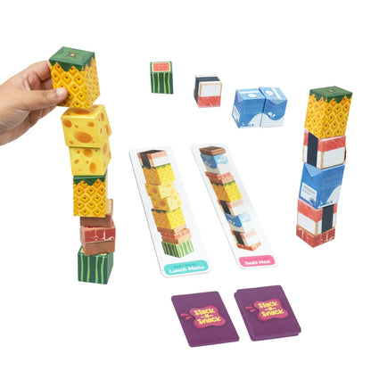 Stack-a-Snack Card Game for Kids